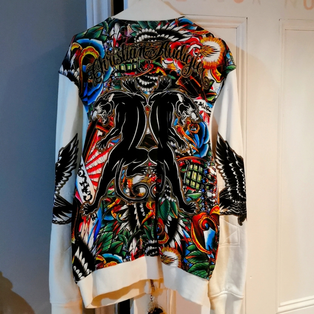 Authentic Christian Audigier medium jacket